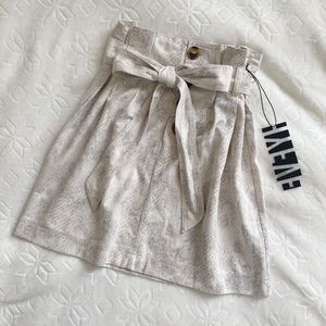 SOLD HyFve Snake Print Paperbag Skirt